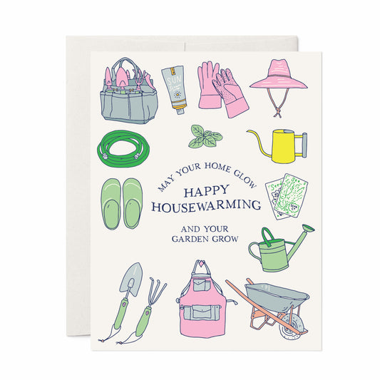 Garden Tools Housewarming Greeting Card