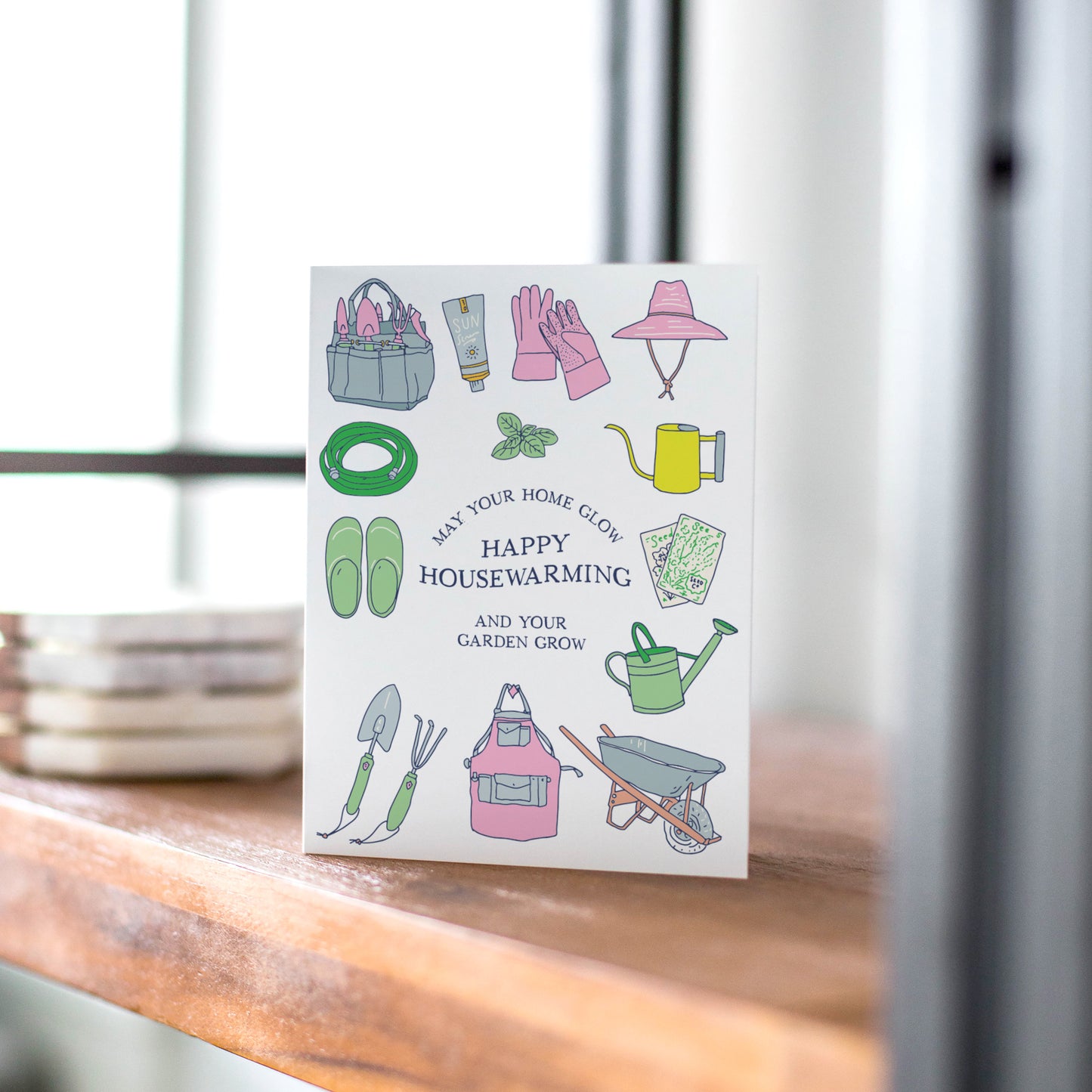 Garden Tools Housewarming Greeting Card