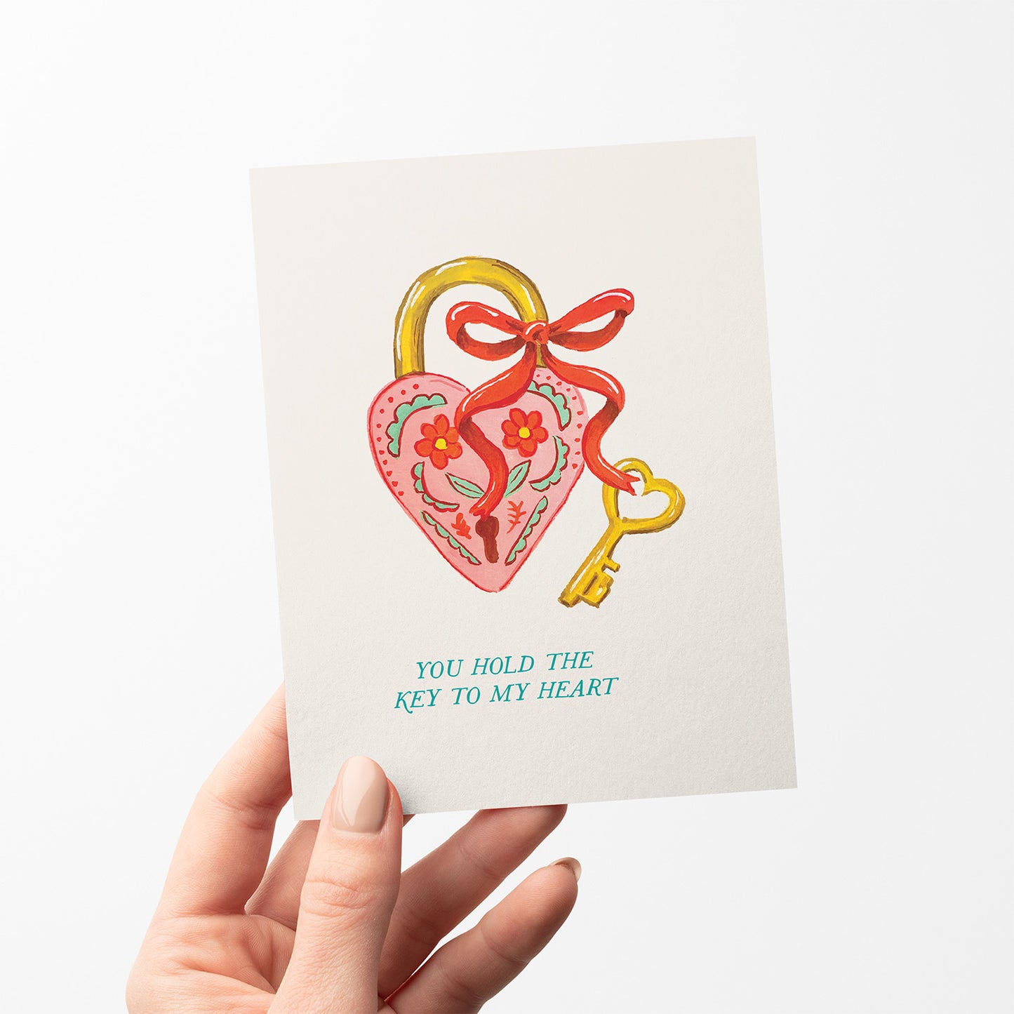 Heart Locket A2 Greeting Card