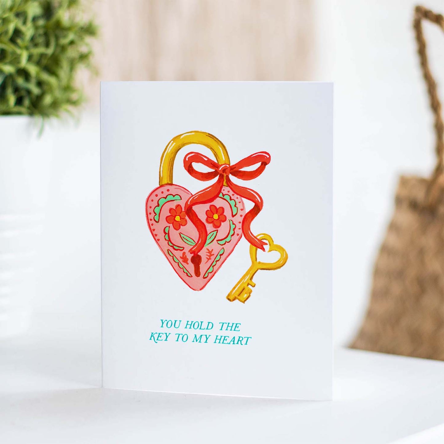 Heart Locket A2 Greeting Card