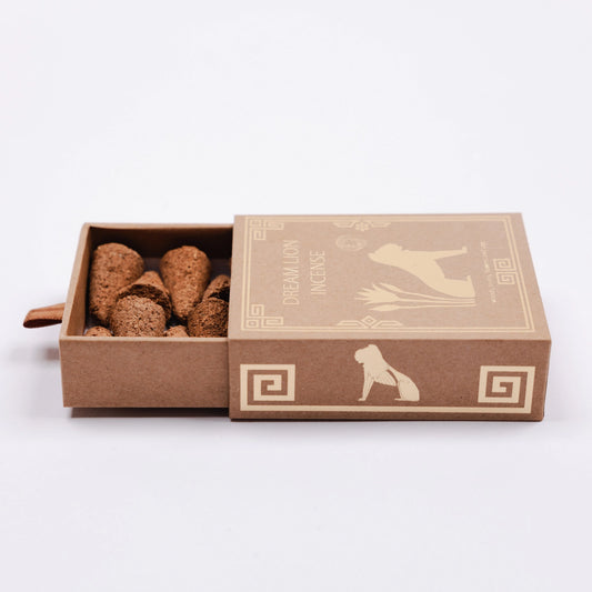 Dream Lion Incense Cones - Creative Imagination Sandalwood & Rose Petals Incense