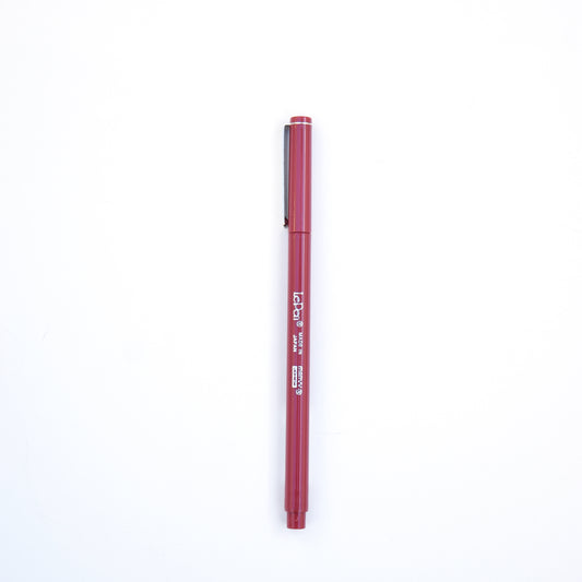 Le Pen Burgundy - rich burgundy fine-tip pen, smooth ink for calligraphy, note-taking, and artistic designs