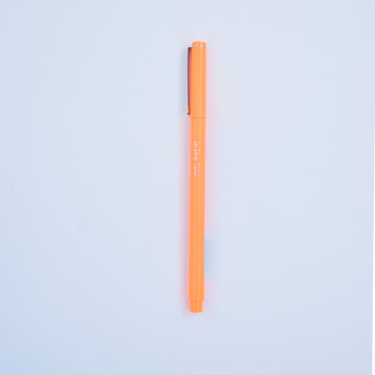 Le Pen Fluorescent Orange - vibrant orange fine-tip pen, perfect for highlighting, creative projects, and eye-catching notes.