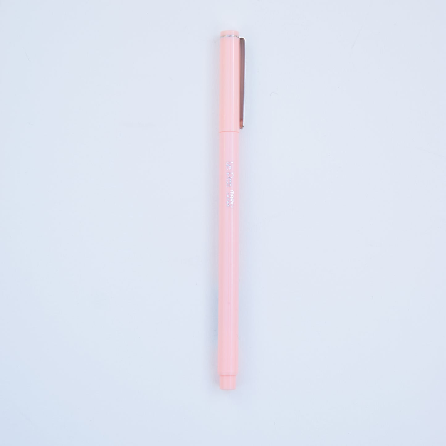 Le Pen Pastel Peach - soft pastel peach ink fine-tip pen, perfect for bullet journaling, scrapbooking, and pastel-themed writing.