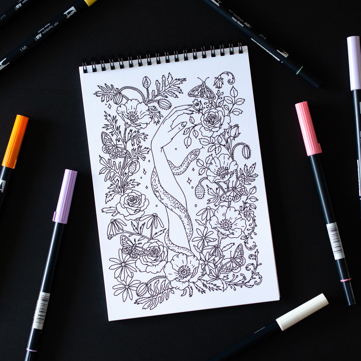 Antiquaria Magic Apothocary Premium Coloring Book
