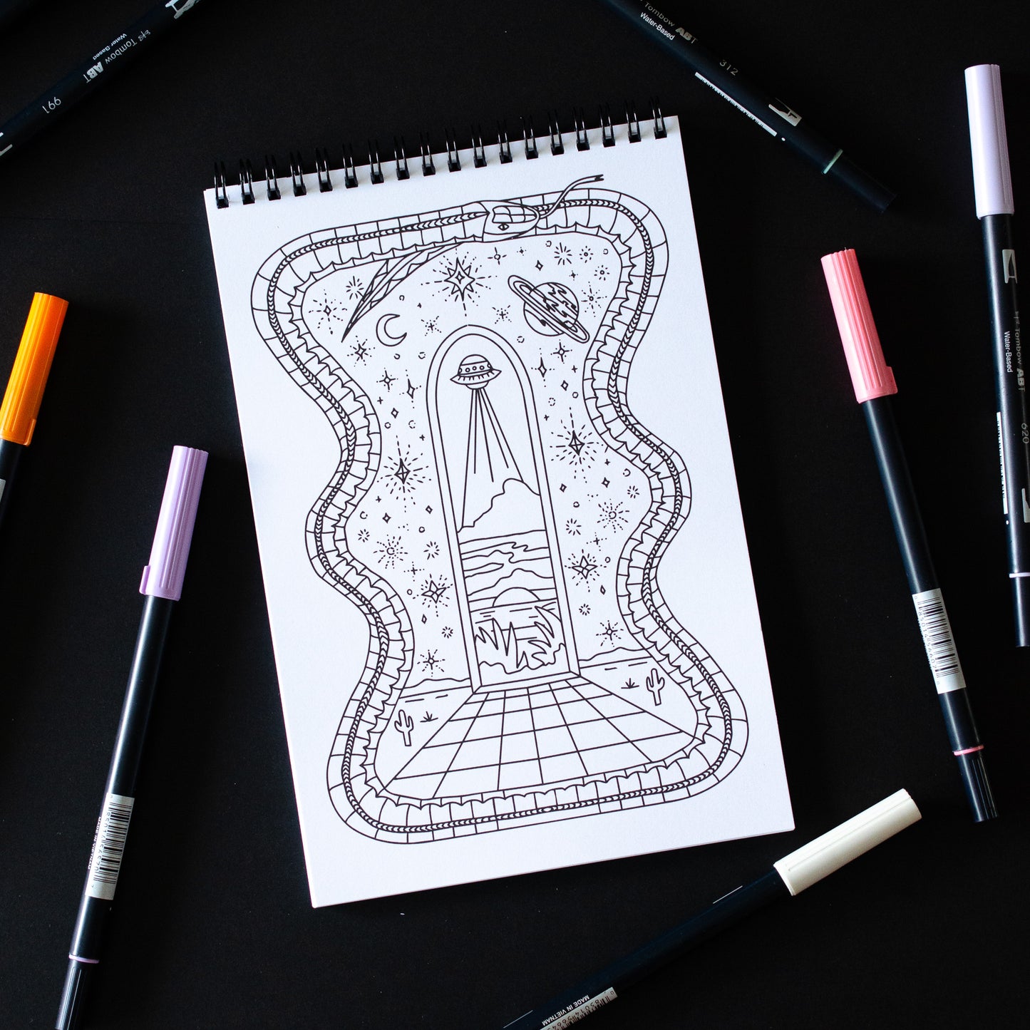 Antiquaria Magic Apothocary Premium Coloring Book