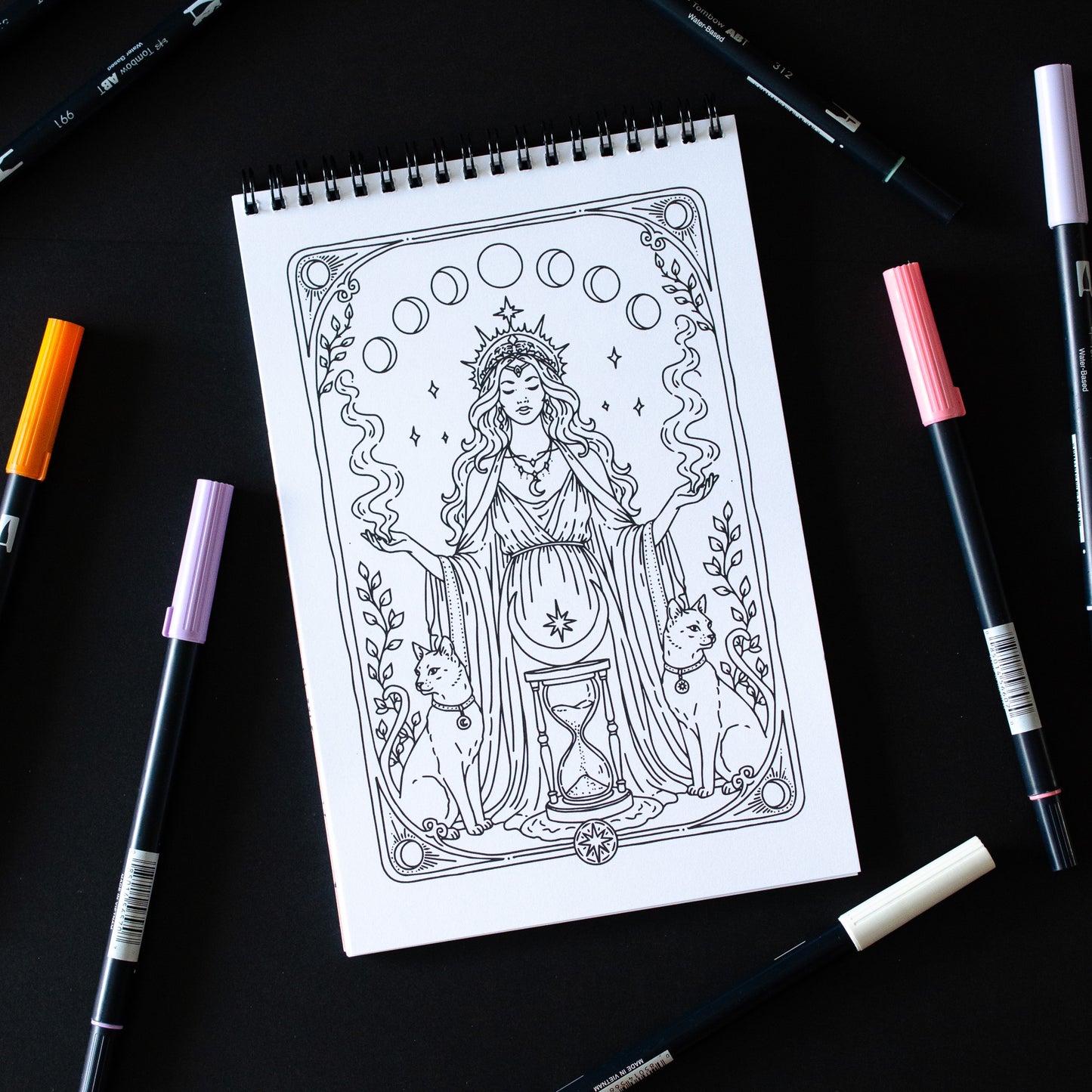 Antiquaria Magic Apothocary Premium Coloring Book