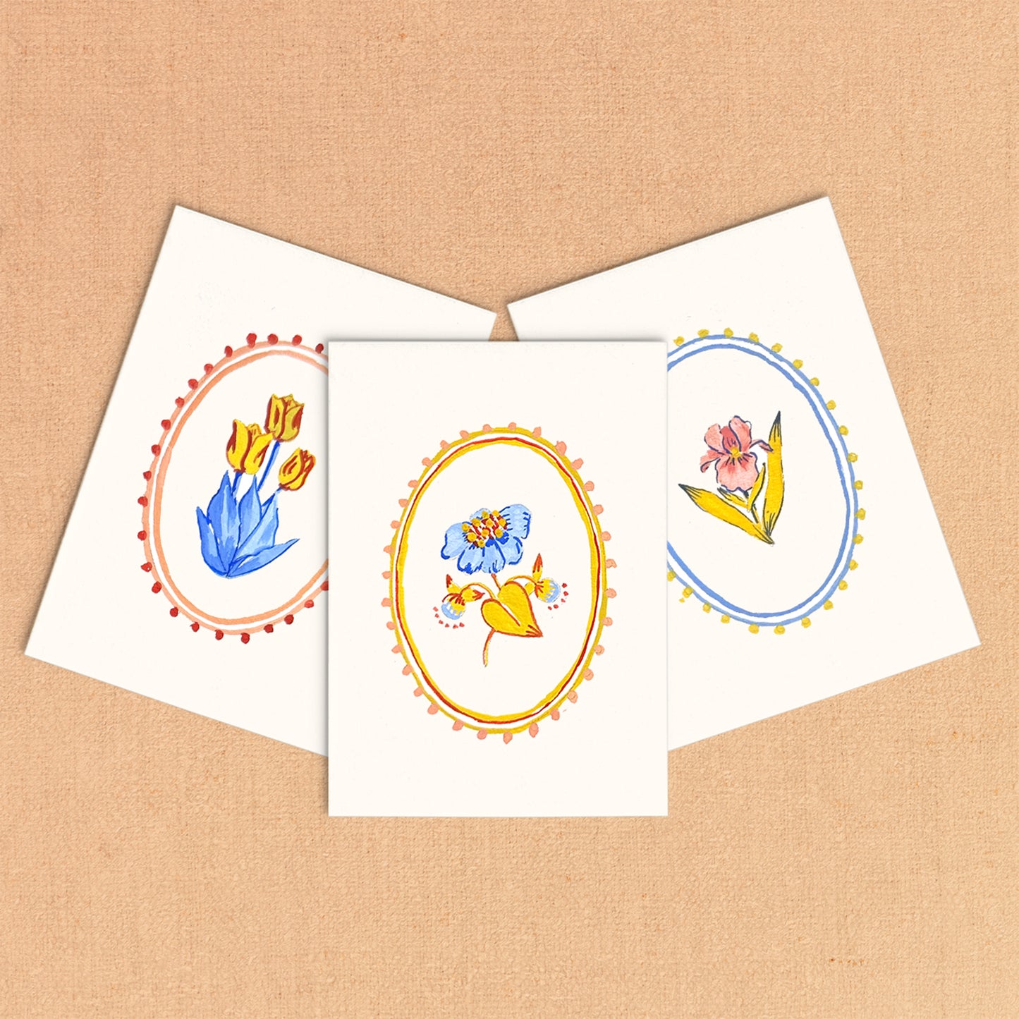 Antiquaria Mini Watercolor Kit: Folk Flowers