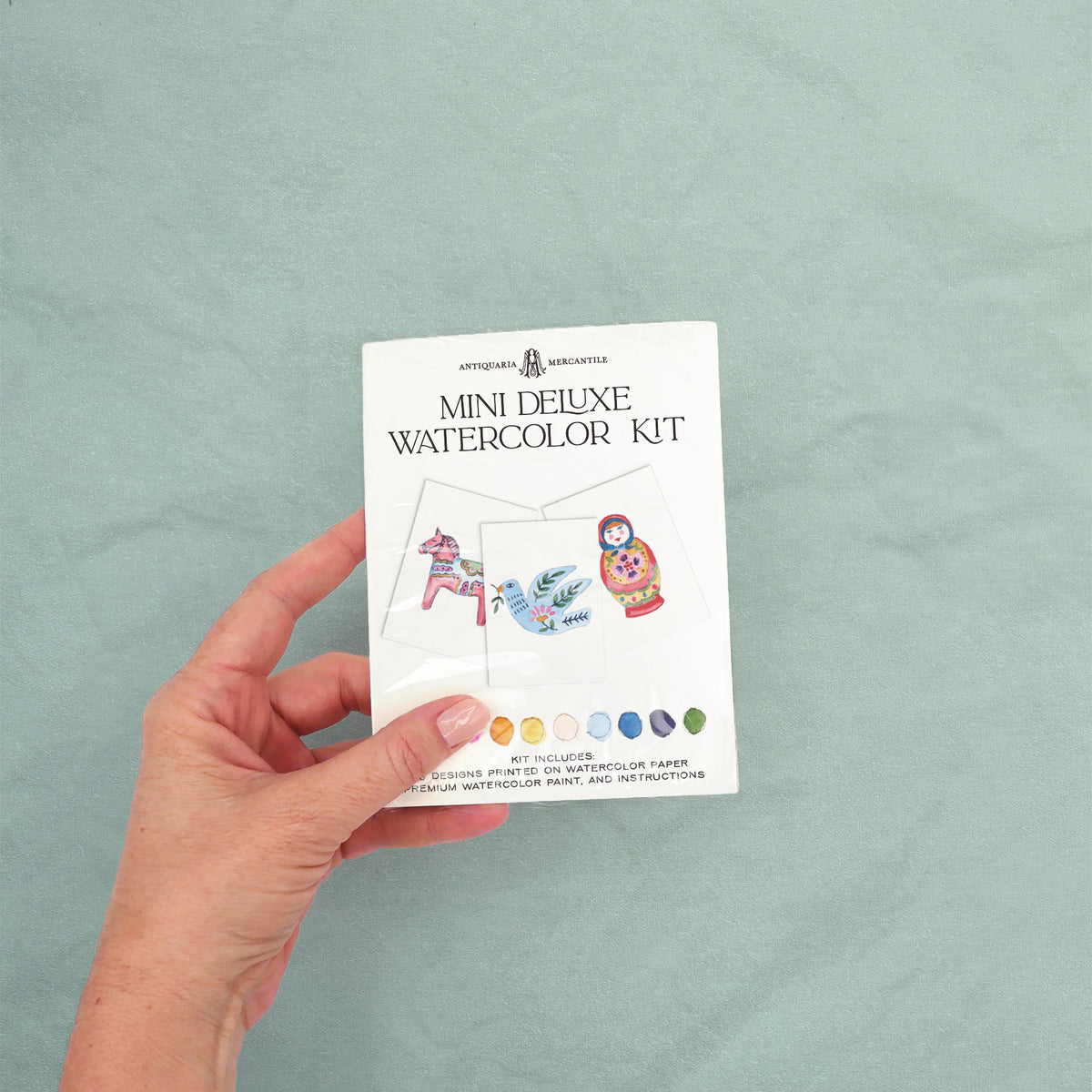 Antiquaria Mini Watercolor Kit: Scandinavian Folk