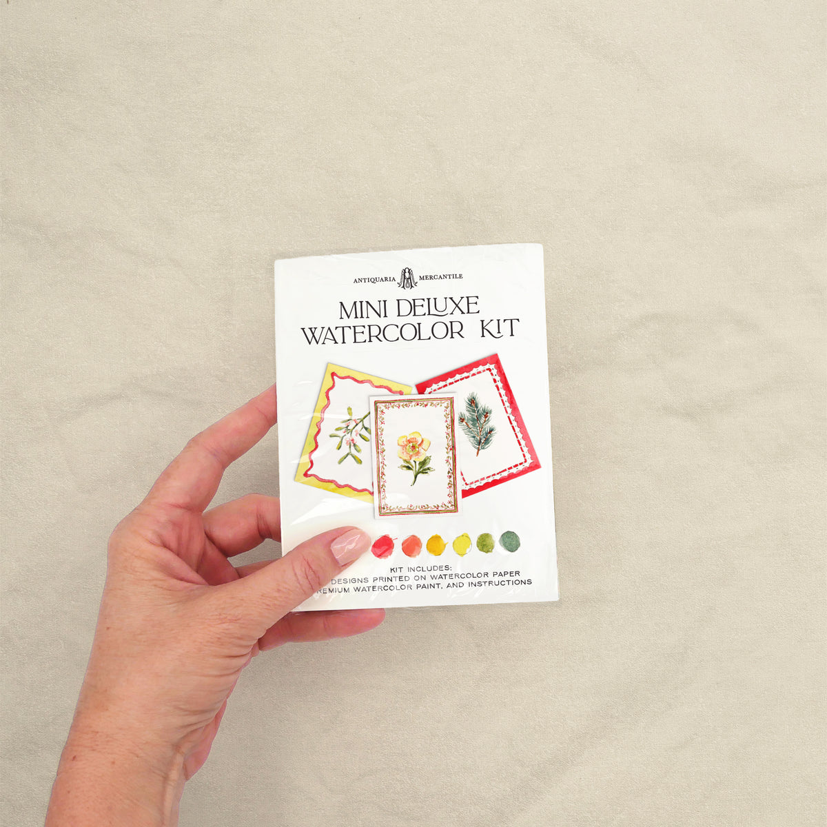 Mini Watercolor Kit: Winter Botanical