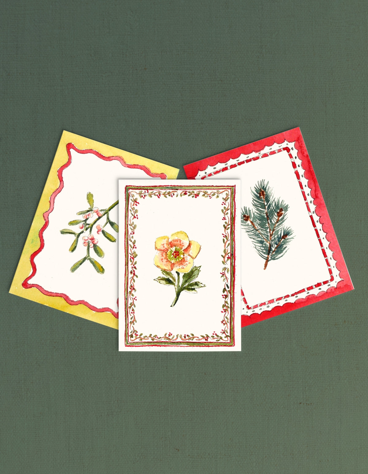 Mini Watercolor Kit: Winter Botanical