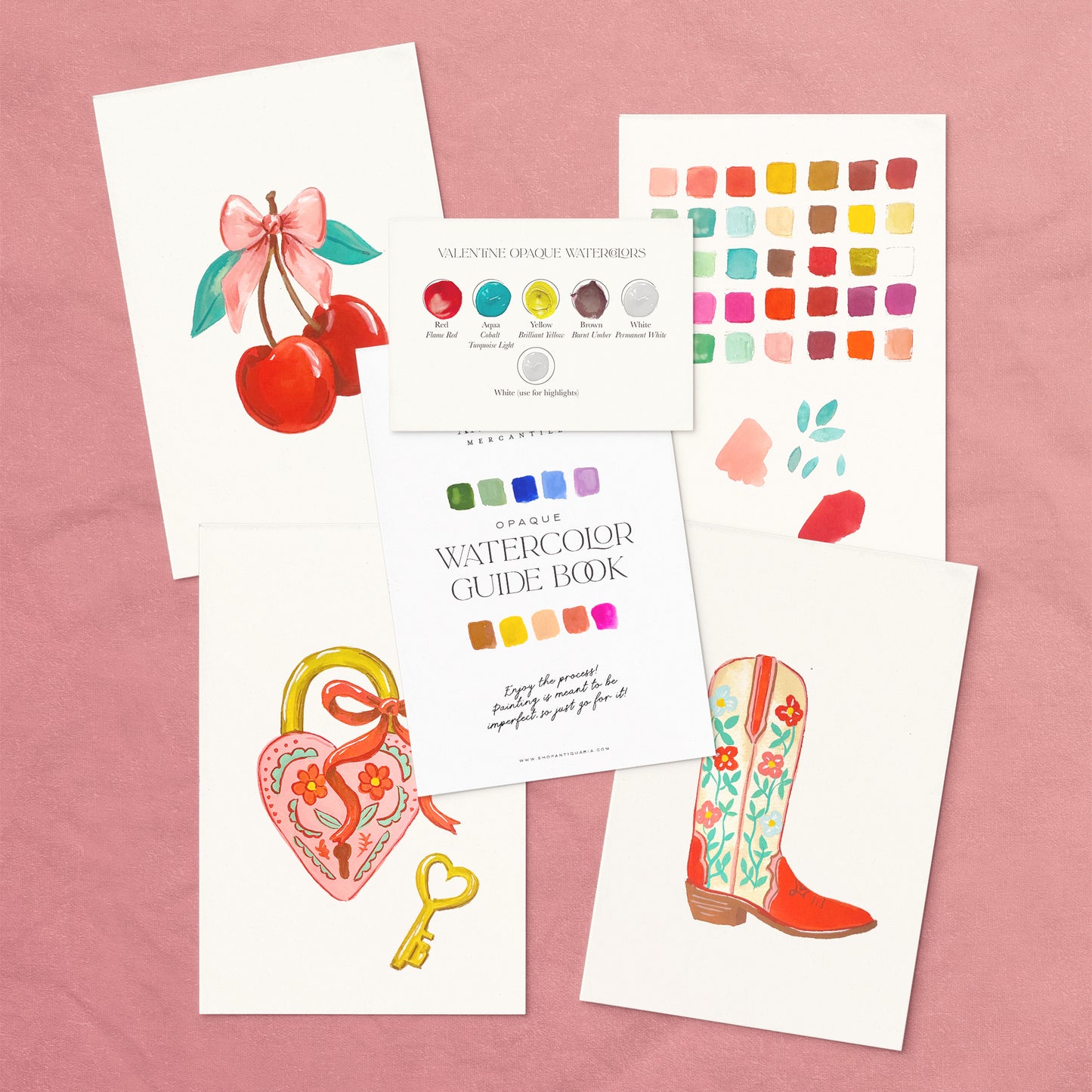 Antiquaria Watercolor Kit: Love Bomb