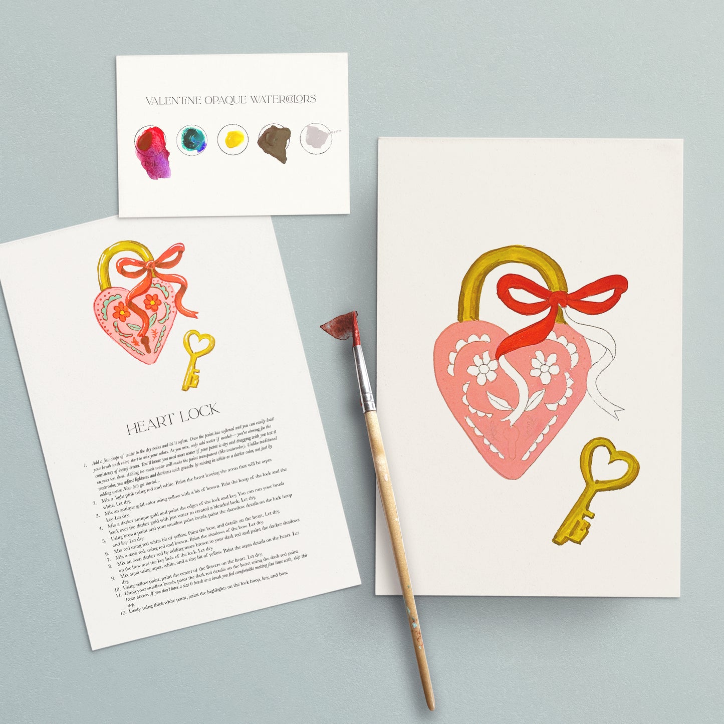 Antiquaria Watercolor Kit: Love Bomb