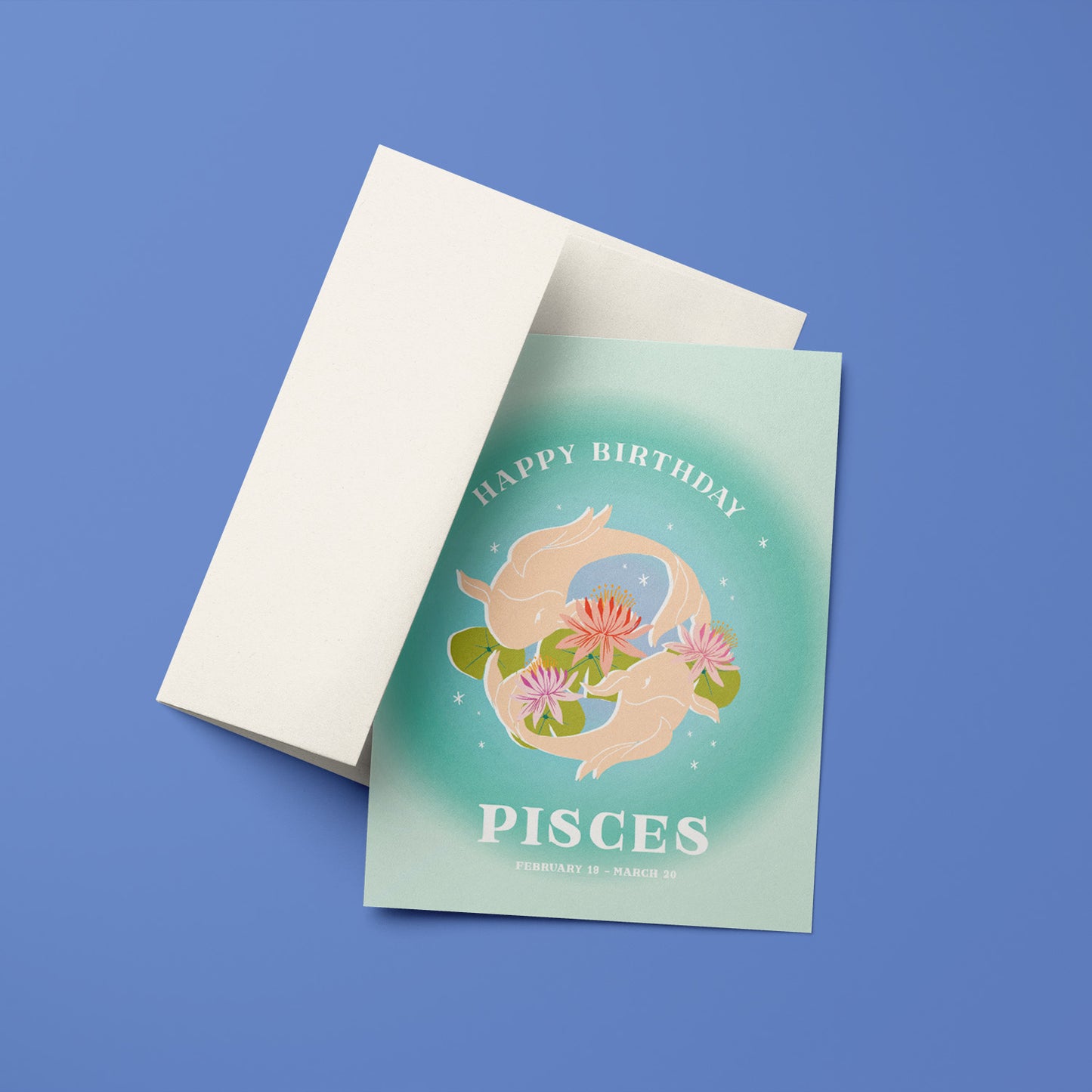 Zodiac Birthday: PISCES Greeting Card