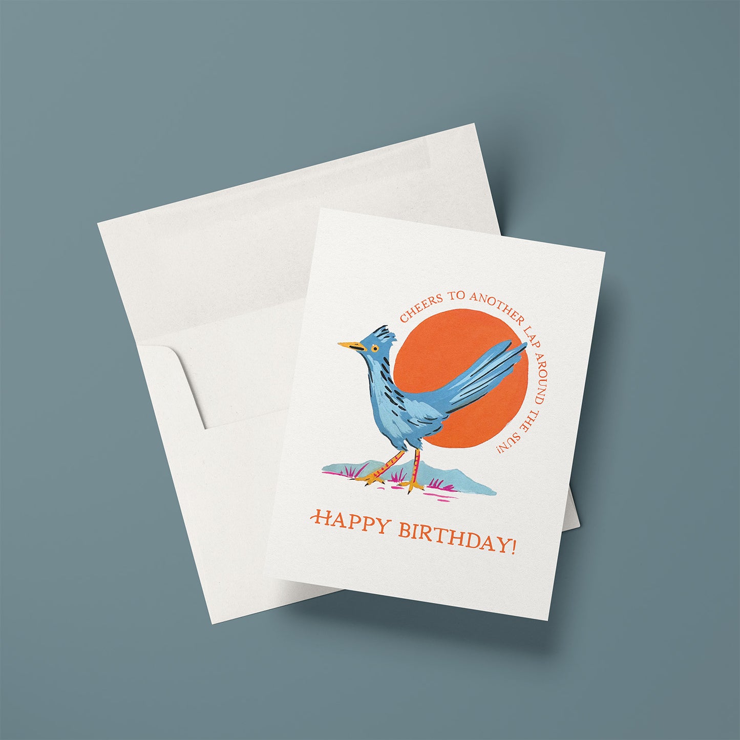 Roadrunner Birthday A2 Greeting Card