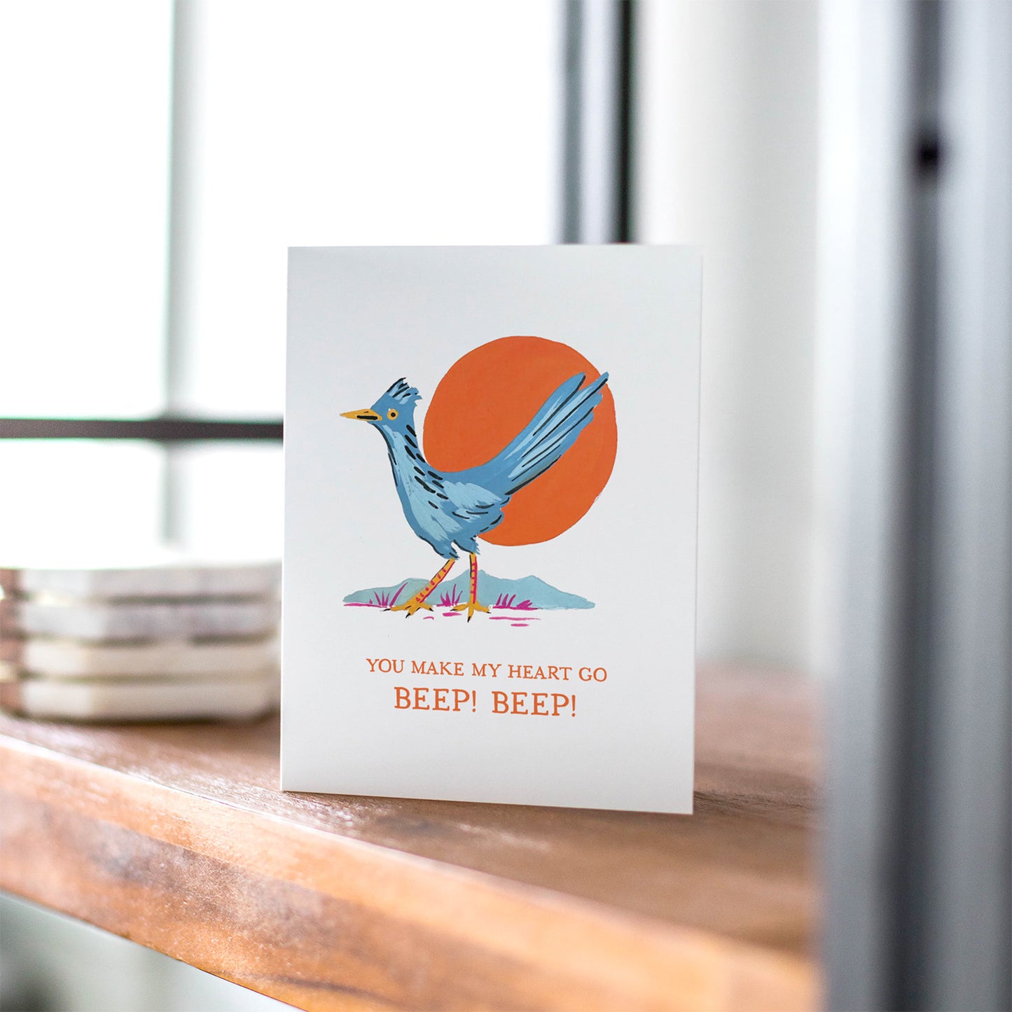 Roadrunner Love A2 Greeting Card