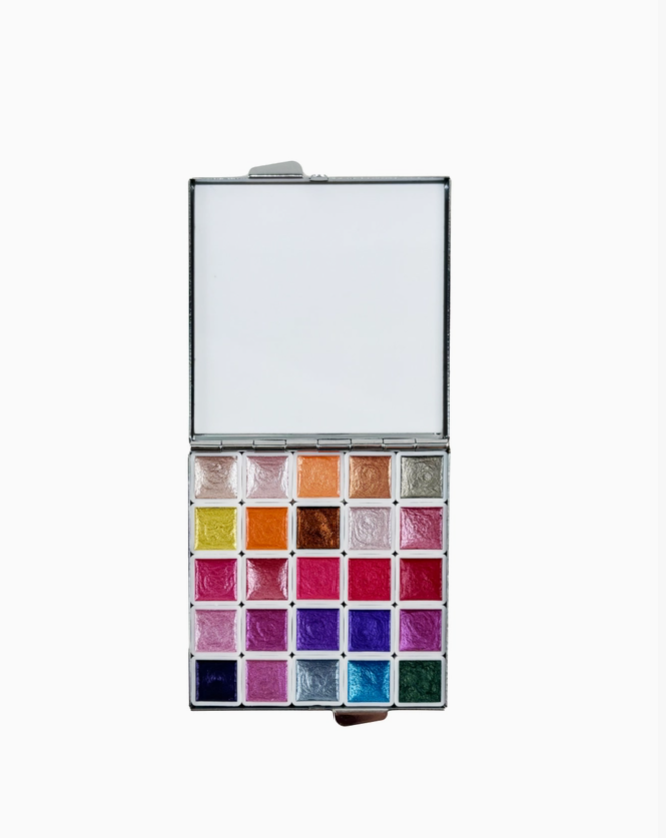 Ski Town Shimmer — 25-Color Metallic Shimmer Watercolor Gift Set